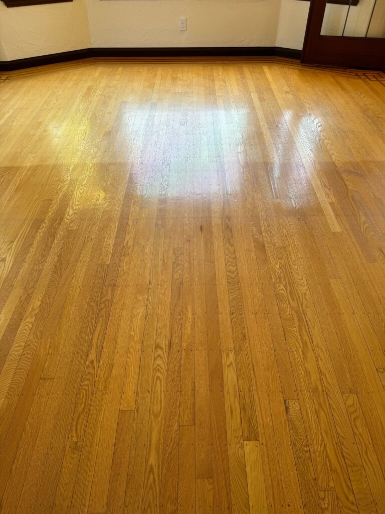 Schedule professional maintenance to make sure your hardwood floors look great for longer.