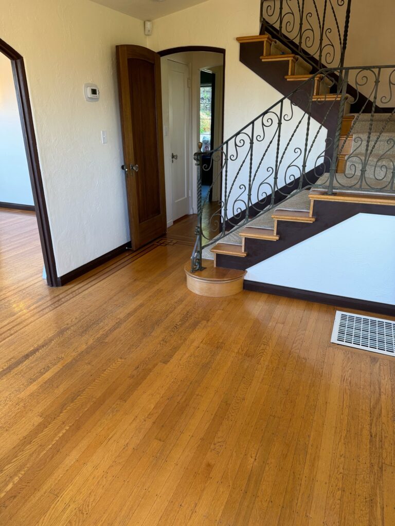 Control humidity levels to prevent warping or buckling of your hardwood floors.